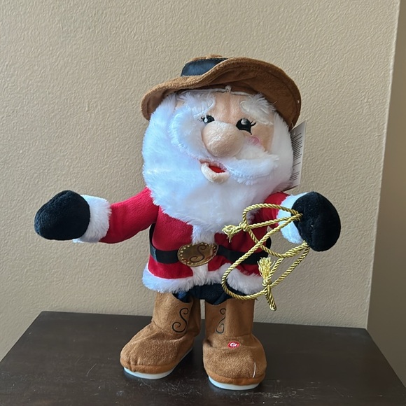 Gemmy Animated Cowboy Santa Western Sings Dances “Old Town Road” New Christmas - Picture 3 of 5